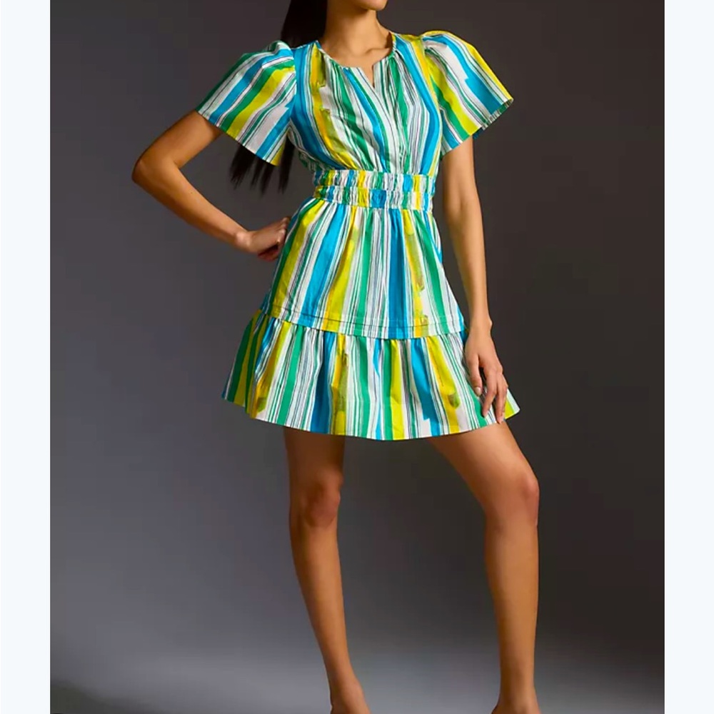 NWT Anthropologie The Somerset Mini Dress Size L